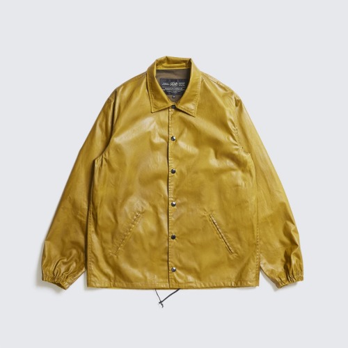 [애딕트클로즈] Addict Clothes ACV-WX03 Waxed Cotton Coach Jacket - Mustard