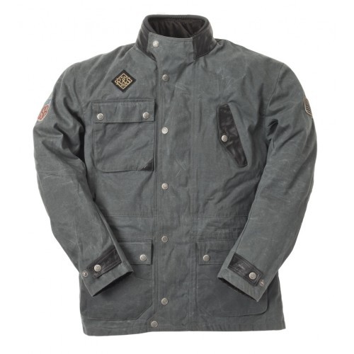 Ride &amp; Sons Escape Waxed Jacket - Grey 30%세일
