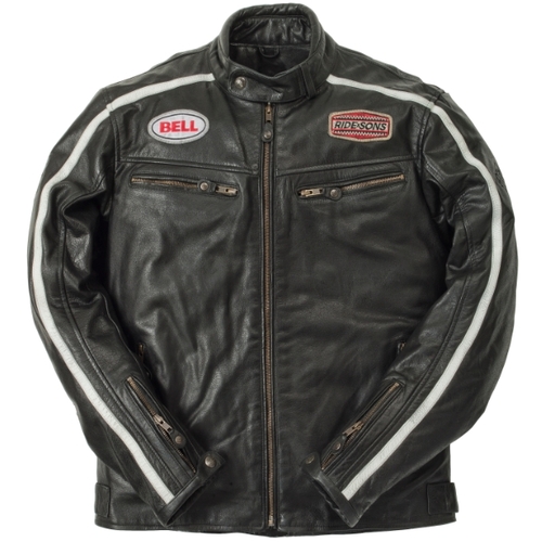 Ride &amp; Sons Heritage Racing Leather Jacket - Black (30%세일)