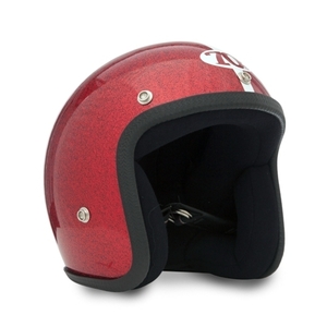 70&#039;s Vintage Helmet- Red Metal Flake