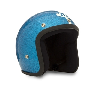 70&#039;s Vintage Helmet - Blue Metal Flake
