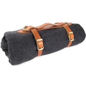 Red Clouds Collective Leather Blanket Carrier