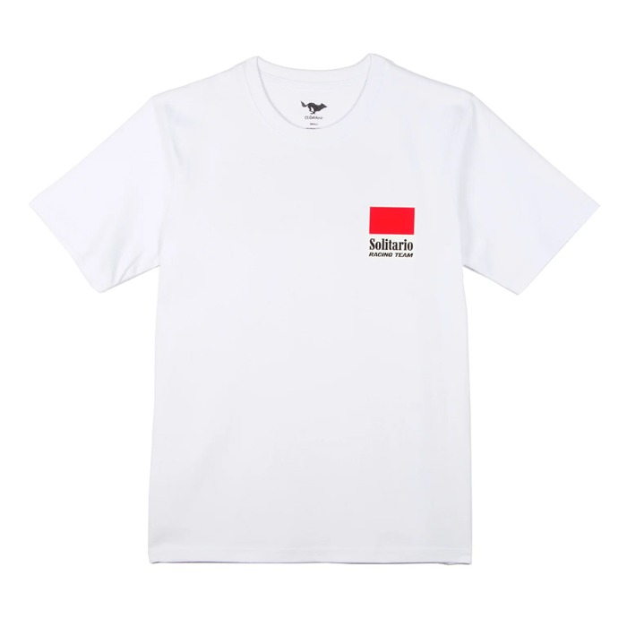 [엘솔리타리오] El Solitario Solitario Racing Team T-Shirt White